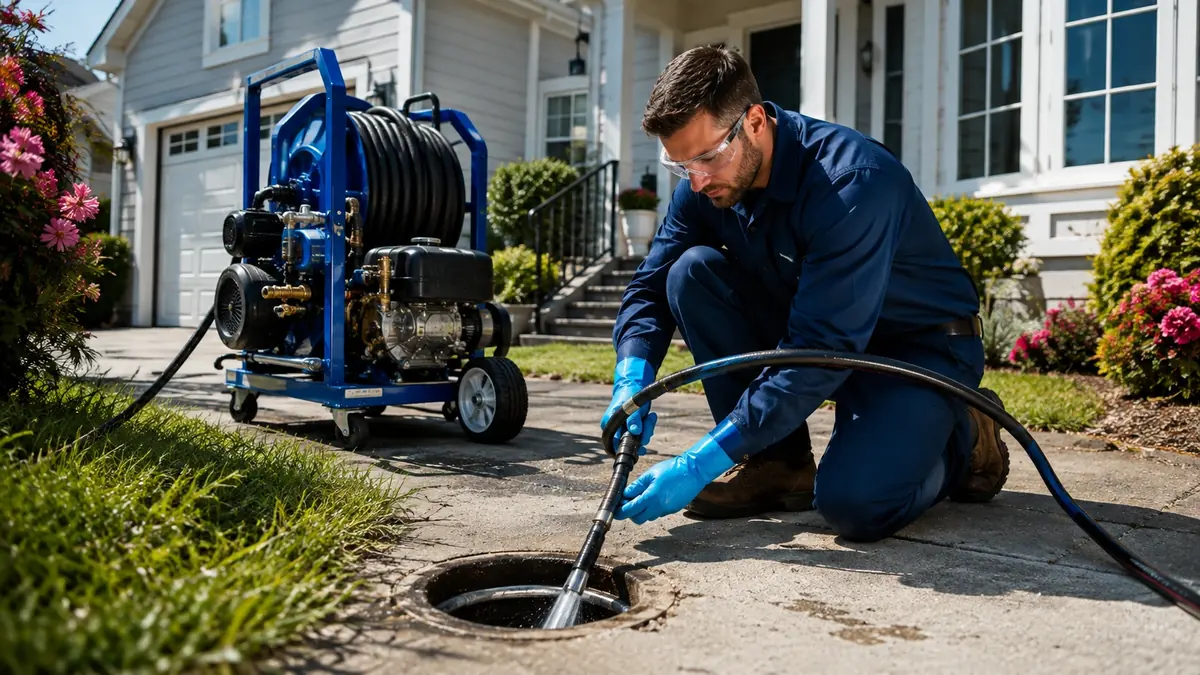 Residential Hydro Jet Drain Cleaning in Coachella